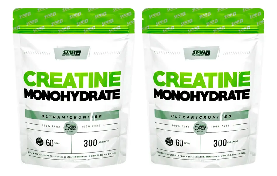 Star Nutrition Combo De 2 Creatinas Doypack De 300g